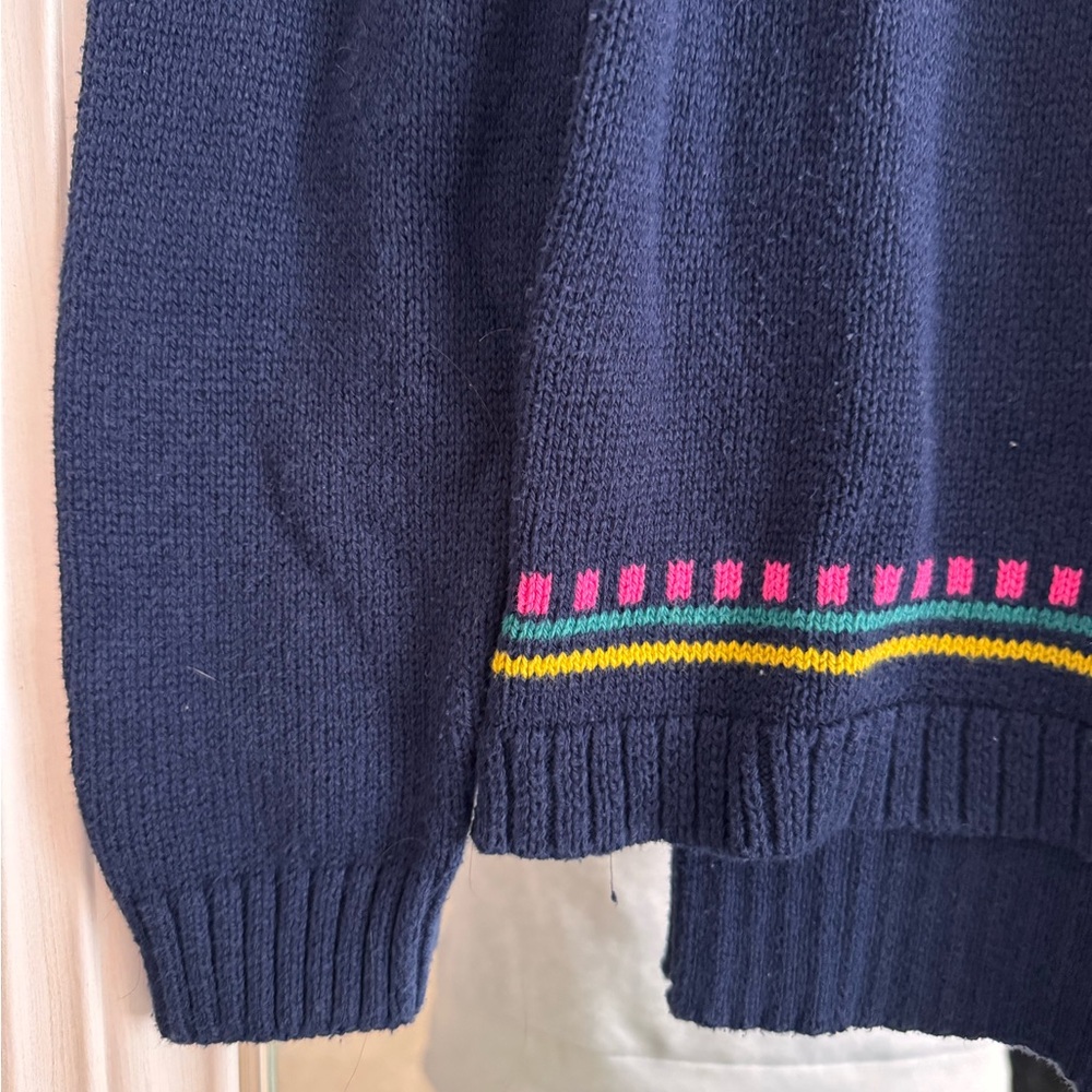 Old Navy Blue Fair Isle Sweater - Picture 4 of 6